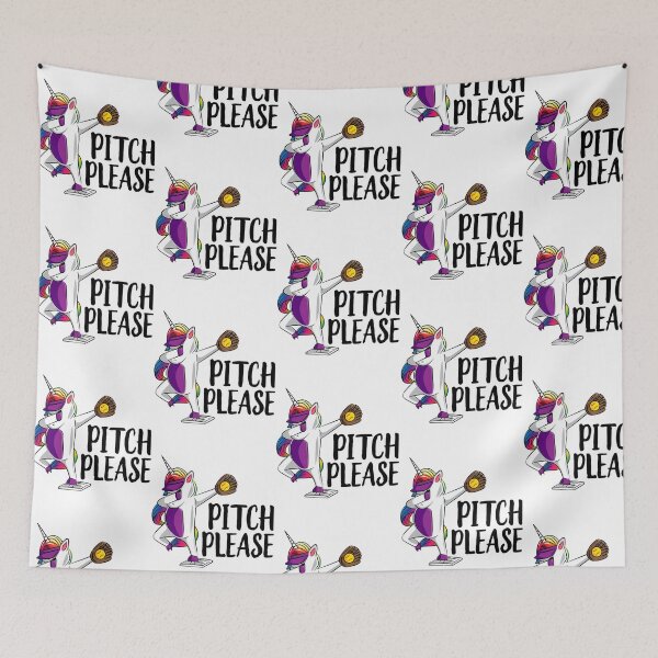 Item preview, Dabbing Unicorn Softball Girls Softball Dab Softball Gift Cute Softball Unicorn Pitch Please Dab designed and sold by ilyana-walz.