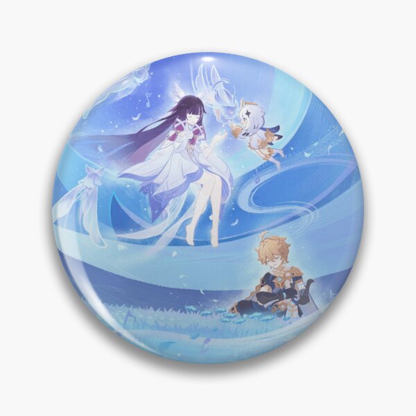 Item preview, Columbina, Aether and Paimon designed and sold by Lauwuuh.