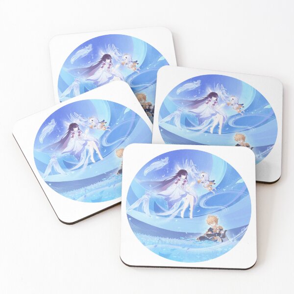 Item preview, Columbina, Aether and Paimon designed and sold by Lauwuuh.