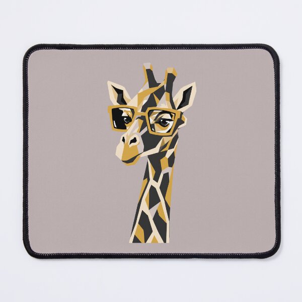 Item preview, Smart Giraffe Wearing Glasses Cubism Art Funny Teacher Animal Design designed and sold by alenaz.