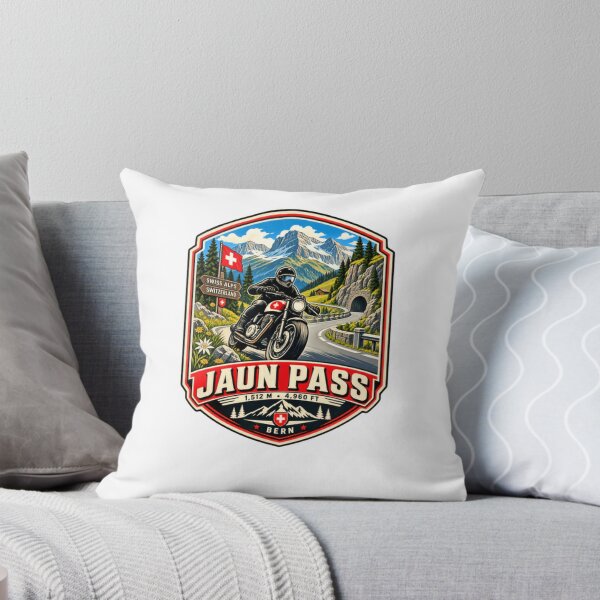 Item preview, Jaun Pass Swiss Alps Switzerland Motorcycle Rider Adventure Bern designed and sold by Star3NowForMe.