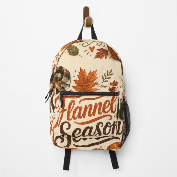 Item preview, Flannel Season Cozy Fall Typography Autumn Design designed and sold by Fanverse Merchandise.