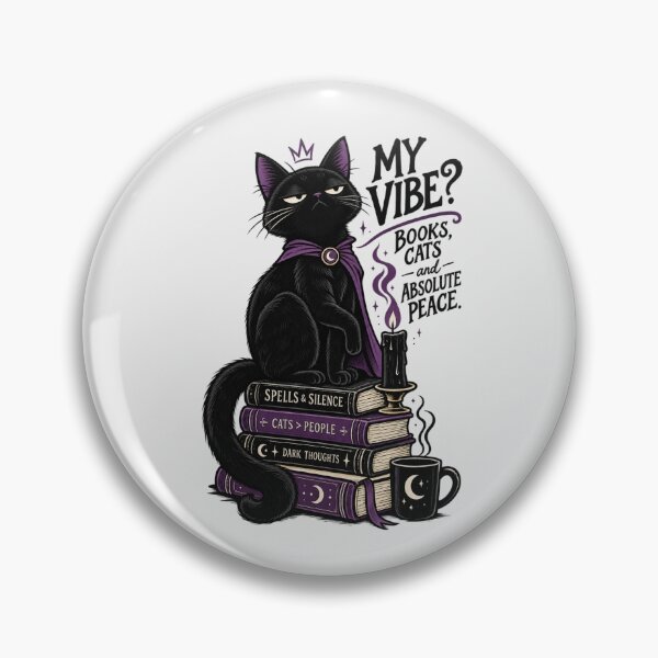 Item preview, Unbothered Black Cat Gothic Humor Funny Design designed and sold by Fanverse Merchandise.