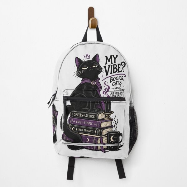 Item preview, Unbothered Black Cat Gothic Humor Funny Design designed and sold by Fanverse Merchandise.