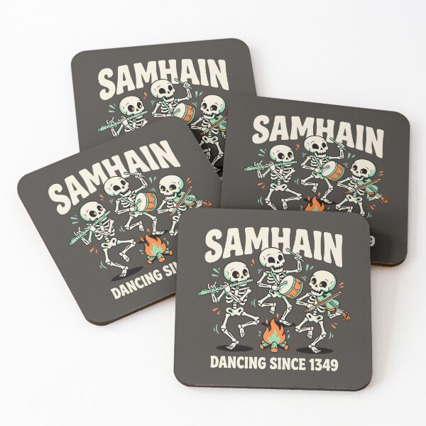 Item preview, Samhain Dancing Since 1349 - Halloween Humor Medieval History designed and sold by SplashTastic.