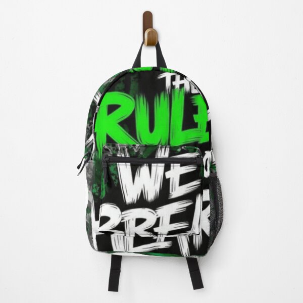 Item preview, We Break the Rules But Not Hearts – Rebel Attitude Quote designed and sold by RajDeals.