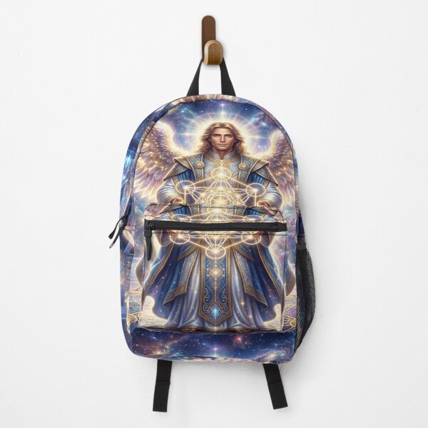Item preview, Photorealistic Archangel Metatron Holding Glowing Sacred Cube designed and sold by Solomon-Ent-144.