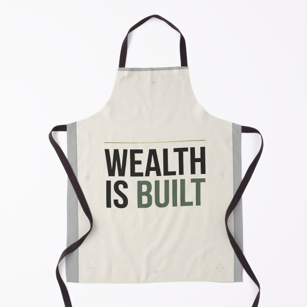 Item preview, Wealth Is Built Minimalist Wealth Poster designed and sold by Zaramodo.
