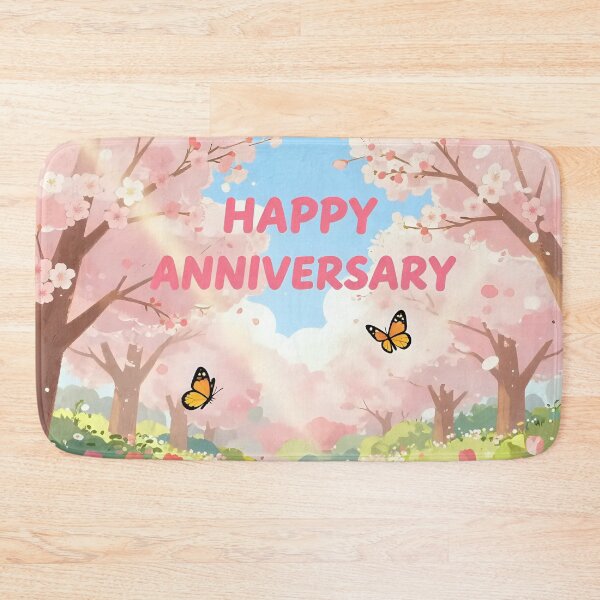 Item preview, Happy Anniversary – Romantic Spring Garden Love designed and sold by Nomad-Maynard.