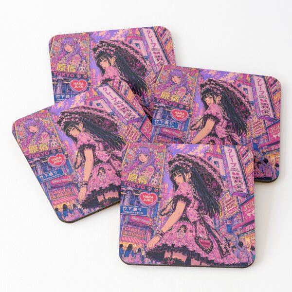 Item preview, Harajuku Neon Lolita — Tokyo Retro Pop designed and sold by アミヤジャ.