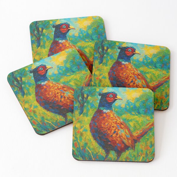 Item preview, Pheasant – An Impressionistic Oil Painting designed and sold by GalleryKauffeld.