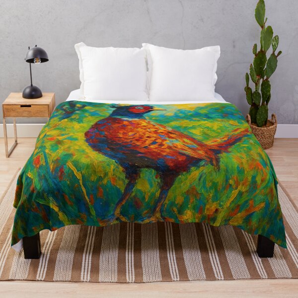 Item preview, Pheasant – An Impressionistic Oil Painting designed and sold by GalleryKauffeld.