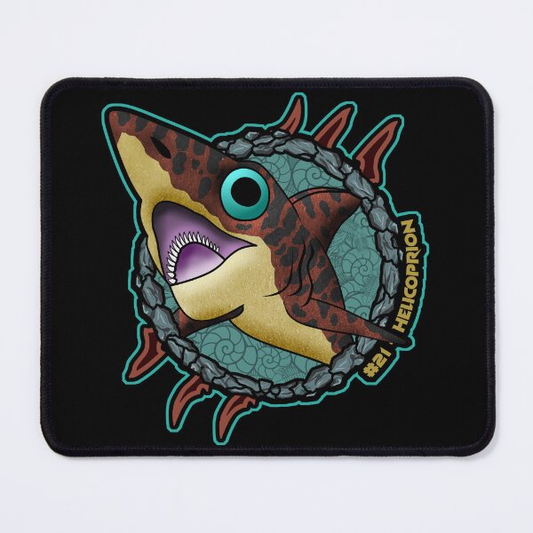 Item preview, Helicoprion | Pocket Dinosaurs #21 | Cute Chibi Prehistoric Shark Design designed and sold by Grimtech Workshop.