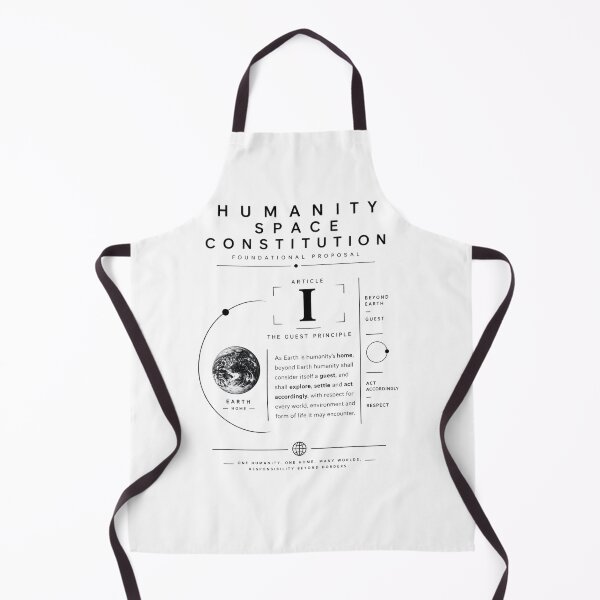 Item preview, Humanity Space Constitution Guest Principle designed and sold by VisualWeight.