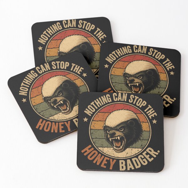 Item preview, Nothing Can Stop The Honey Badger Wild Animal Lover Wildlife Enthusiast designed and sold by SkeletonsDanger.
