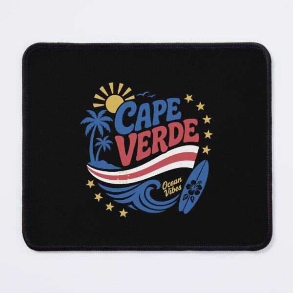 Item preview, Cape Verde Flag Cape Verdean Surfing Ocean Vibes designed and sold by alenaz.
