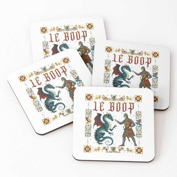 Item preview, Le Boop Knight Dragon Medieval Funny  designed and sold by TishMiryah.