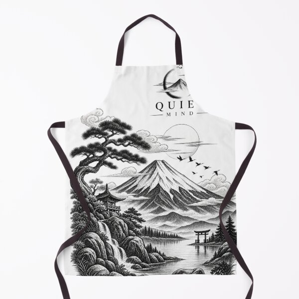 Item preview, Quiet Mind Japanese Mountain designed and sold by CodePaws Creations.