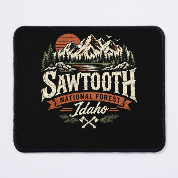 Item preview, Sawtooth National Forest Idaho Mountains Nature Outdoors Travel Adventure designed and sold by HumansStuck12.