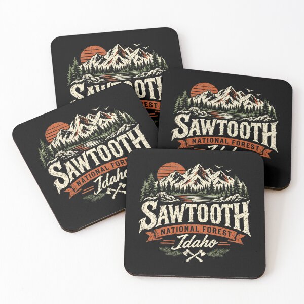 Item preview, Sawtooth National Forest Idaho Mountains Nature Outdoors Travel Adventure designed and sold by HumansStuck12.