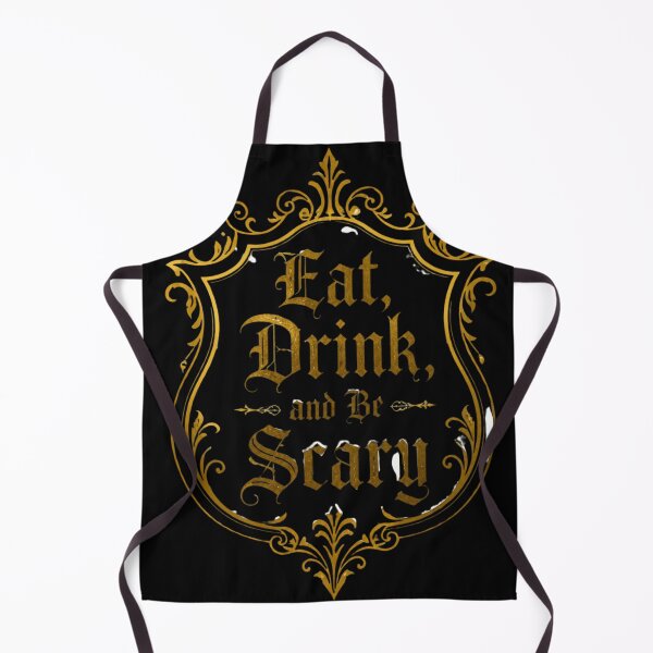 Item preview, Eat Drink And Be Scary Halloween Vintage Gothic designed and sold by BriSher.