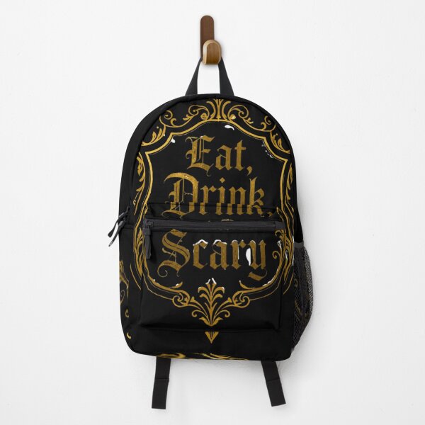 Item preview, Eat Drink And Be Scary Halloween Vintage Gothic designed and sold by BriSher.