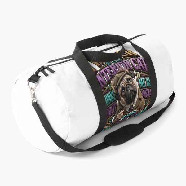 Item preview, I Wonder If The Interior Cat Thinks About Me Pug designed and sold by Sovereign Supply Co..