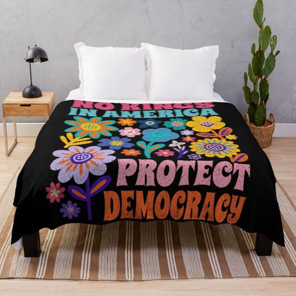 Item preview, Protect Democracy Floral designed and sold by Ribeiro-Art.