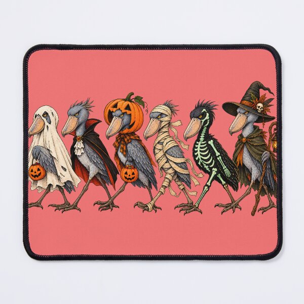 Item preview, Shoebill Halloween Parade – Spooky Costume Birds designed and sold by LinaDesign Store.