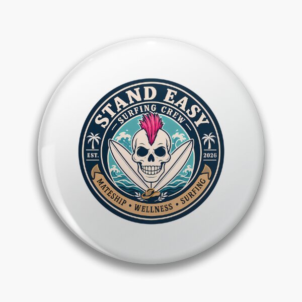 Item preview, Stand Easy Veteran Surf Club Logo Sunshine Coast designed and sold by jaida-roperx.