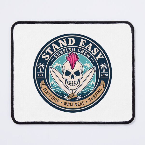 Item preview, Stand Easy Veteran Surf Club Logo Sunshine Coast designed and sold by jaida-roperx.