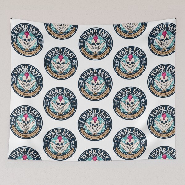 Item preview, Stand Easy Veteran Surf Club Logo Sunshine Coast designed and sold by jaida-roperx.