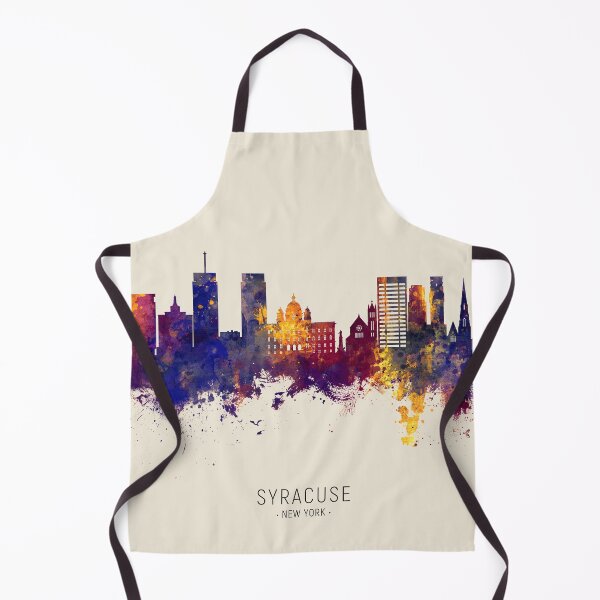 Aperçu de l'œuvre Syracuse, New York Skyline créée et vendue par ArtPrints.