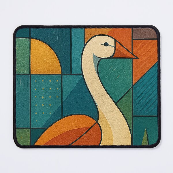 Item preview, Graceful Goose – A cubist Bird illustration. designed and sold by GalleryKauffeld.