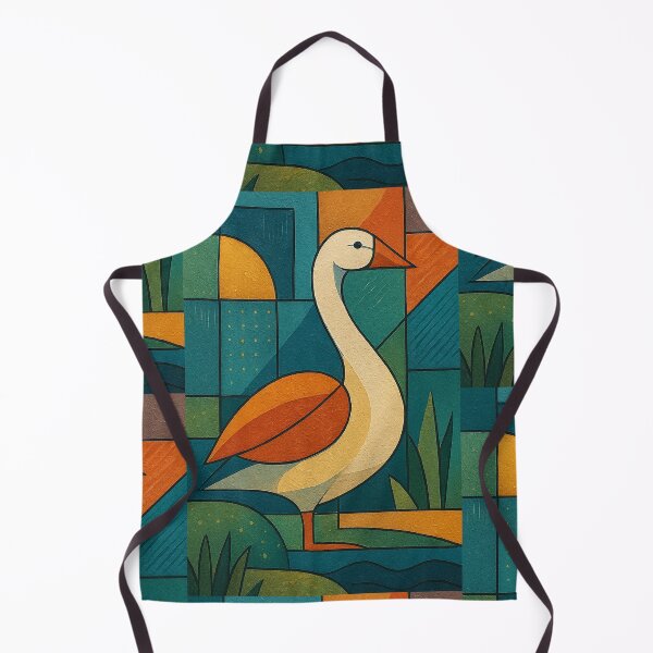Item preview, Graceful Goose – A cubist Bird illustration. designed and sold by GalleryKauffeld.