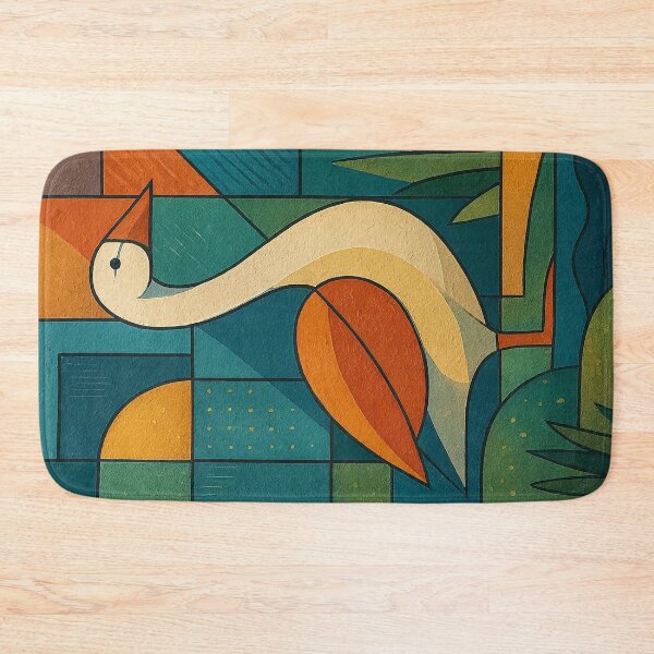 Item preview, Graceful Goose – A cubist Bird illustration. designed and sold by GalleryKauffeld.