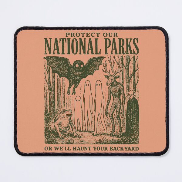 Item preview, Protect Our National Parks, Cryptidcore, Haunt Your Backyard designed and sold by Art-Monnard.