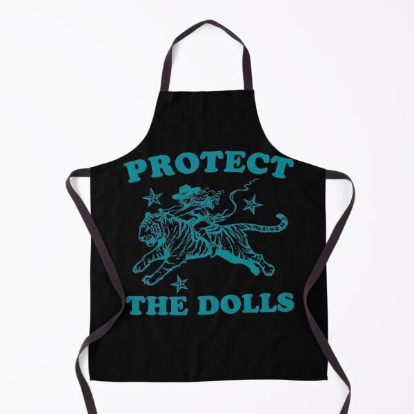 Item preview, Protect The Dolls, Feminism Cowgirl Riding Tiger designed and sold by Art-Monnard.
