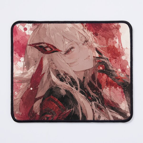 Item preview, Crimson Eye Anime Fantasy Watercolor Art designed and sold by iwzzuel.