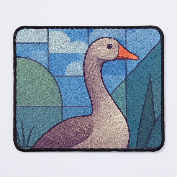 Item preview, Beautiful Goose – A cubist Bird painting. designed and sold by GalleryKauffeld.