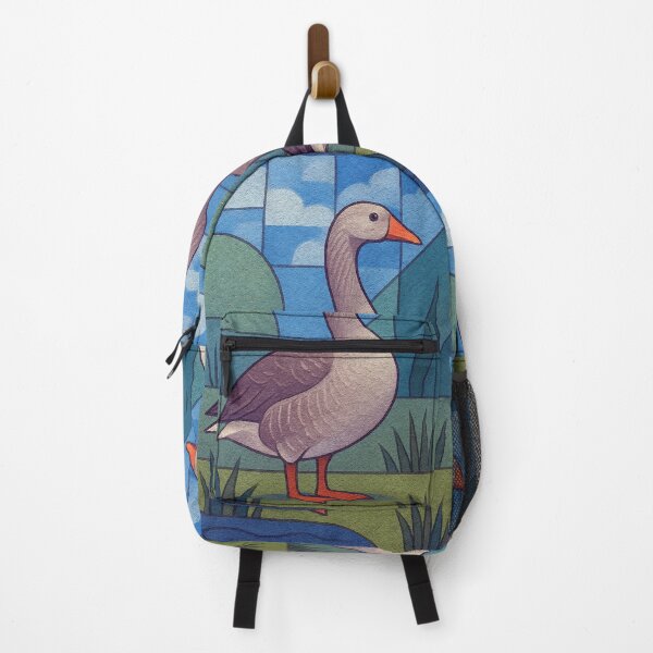 Item preview, Beautiful Goose – A cubist Bird painting. designed and sold by GalleryKauffeld.