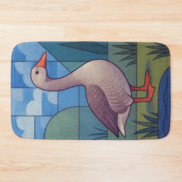 Item preview, Beautiful Goose – A cubist Bird painting. designed and sold by GalleryKauffeld.