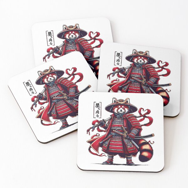 Item preview, Red Panda Samurai Warrior Of Knight Cute But Deadly designed and sold by serah-pasc.