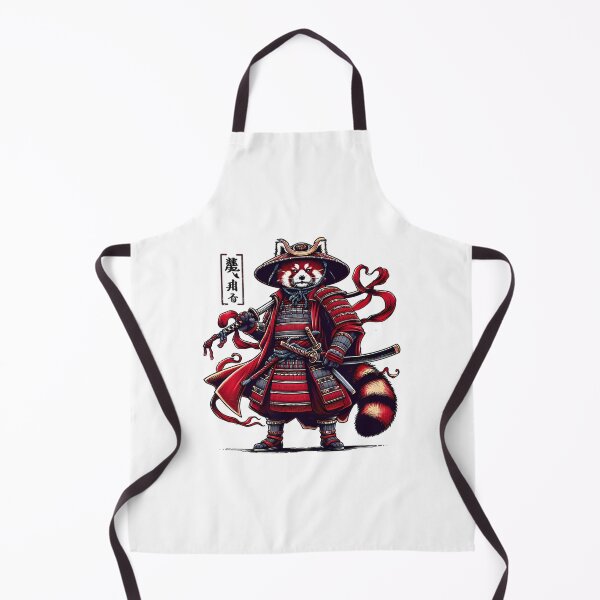 Aperçu de l'œuvre Panda roux Samouraï Guerrier Chevalier Mignon Mais Mortel créée et vendue par serah-pasc.