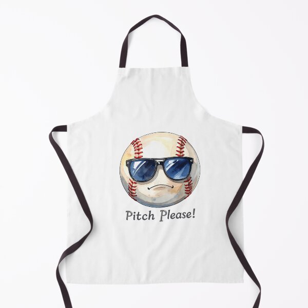 Item preview, Pitch Please Baseball Ball With Sunglasses designed and sold by ilyana-walz.