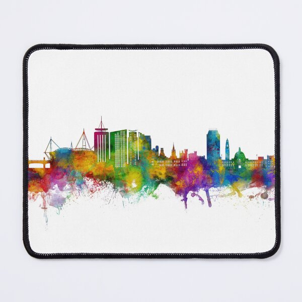 Item preview, Cardiff Wales Skyline designed and sold by ArtPrints.