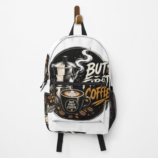 Item preview, But First Coffee – Vintage Moka Pot & Espresso Coffee Lover Design designed and sold by 4U---Store.