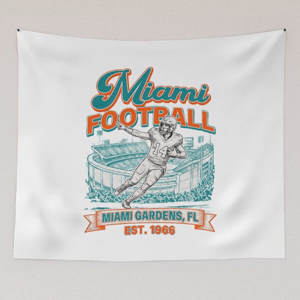 Item preview, Miami Football Retro Player Stadium Vintage  designed and sold by NaviSilvas2001.