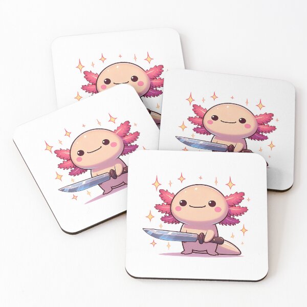 Item preview, Threatening Stabby Axolotl Aura With A Knife designed and sold by serah-pasc.