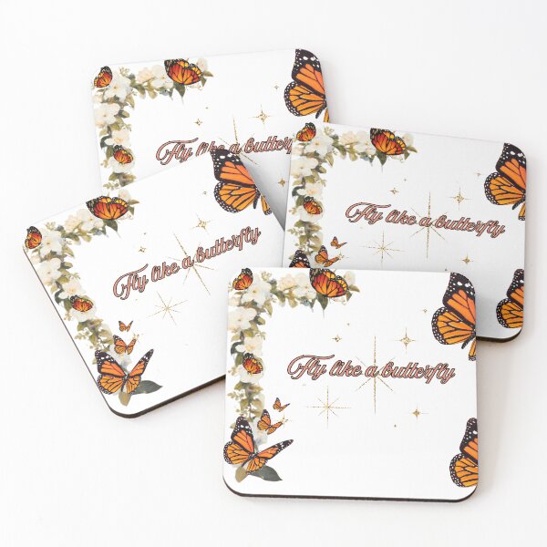Item preview, Fly like a butterfly floral monarch butterfly design  designed and sold by Hager-AboAllil.